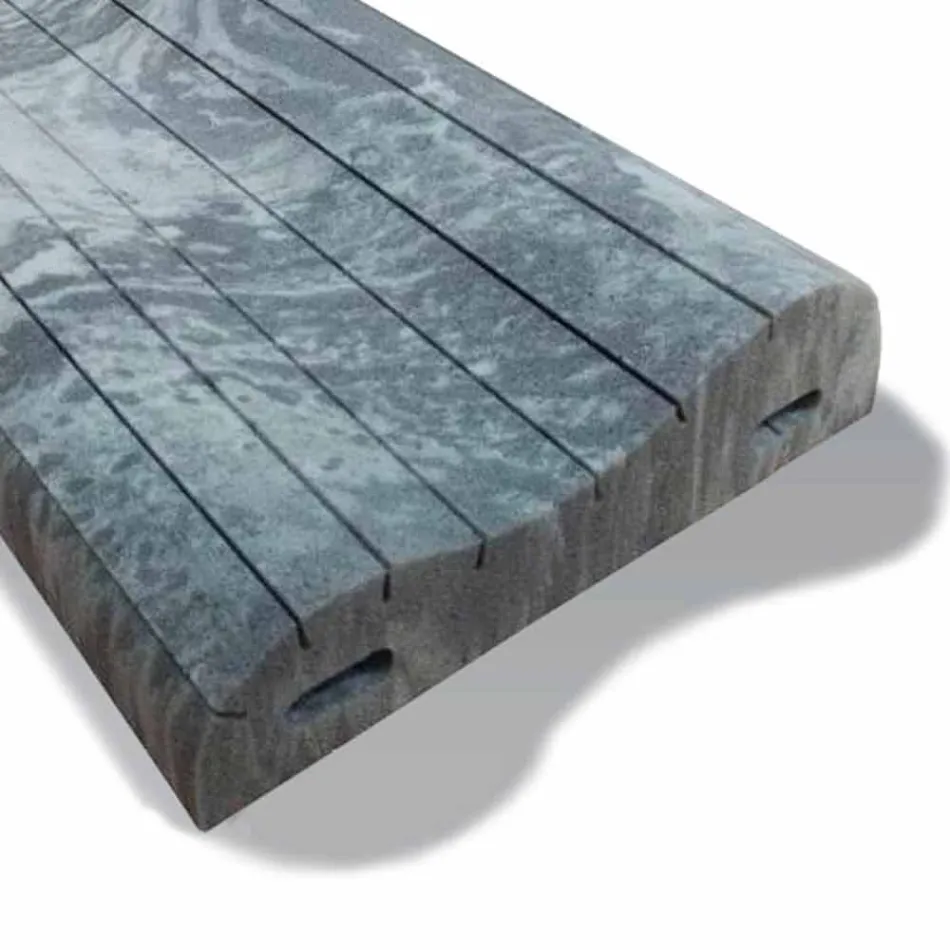 Double Wave Kussen in Memory Xform 11 cm hoog Made in Italy - Curly Viadurini