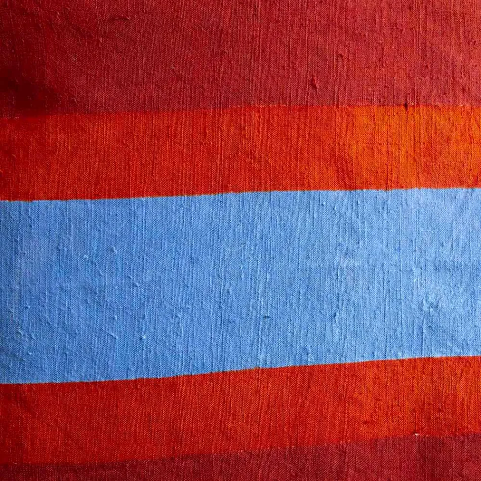 Handgeschilderd hennepkussen Uniek stuk Italiaanse kunst - merken Viadurini