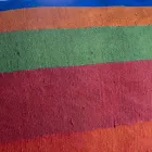 Handgeschilderd hennepkussen Uniek stuk Italiaanse kunst - merken Viadurini