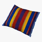 Kussen van Italiaanse kunst in hennep geschilderd en met de hand genaaid uniek stuk Viadurini