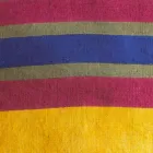 Uniek handgeschilderd Italiaans hennepkussen - merken Viadurini