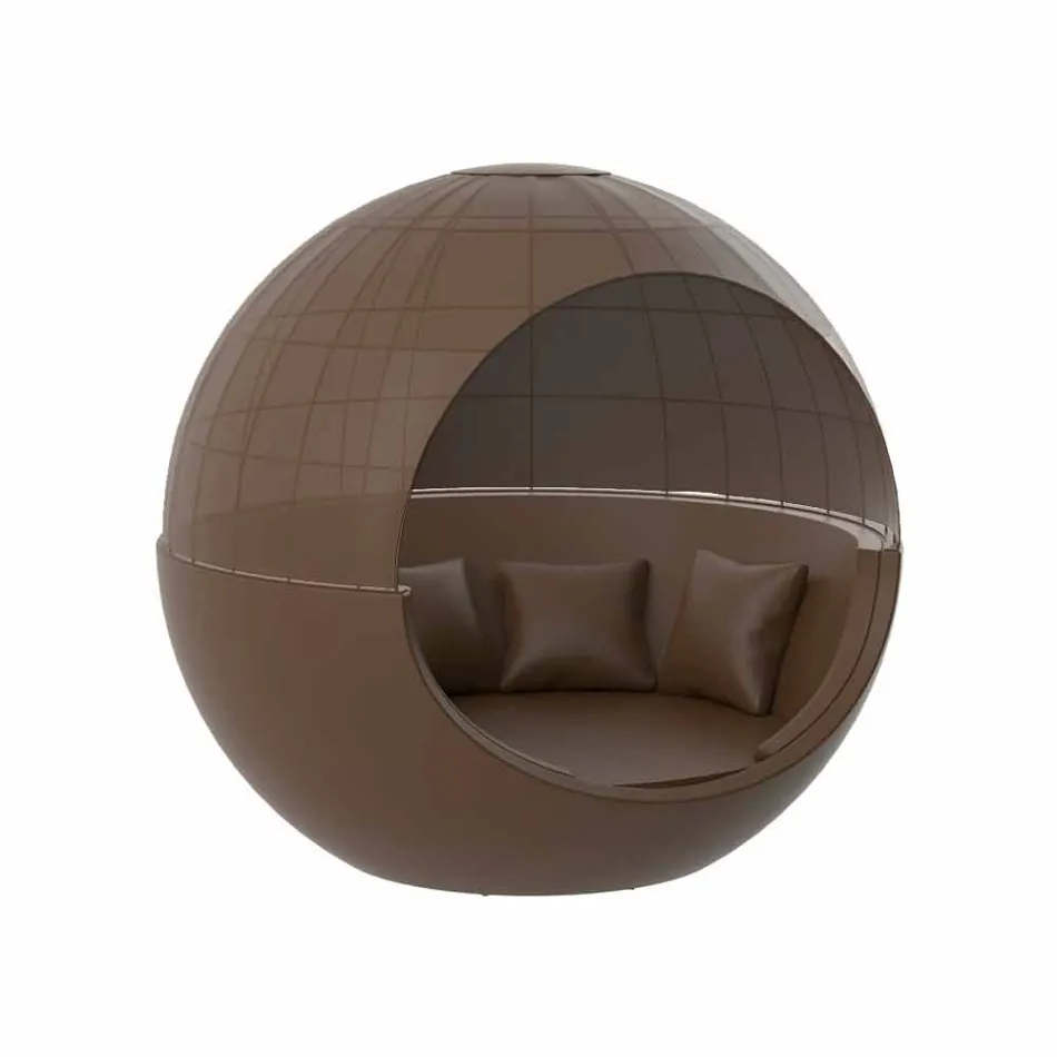 Luxe ronde design tuinbank met parasol - Ulm Moon van Vondom Viadurini