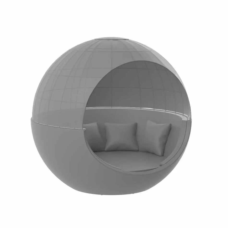 Luxe ronde design tuinbank met parasol - Ulm Moon van Vondom Viadurini