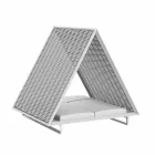 Luxe tuinbank in aluminium en stof - Frame Vineyard by Vondom Viadurini