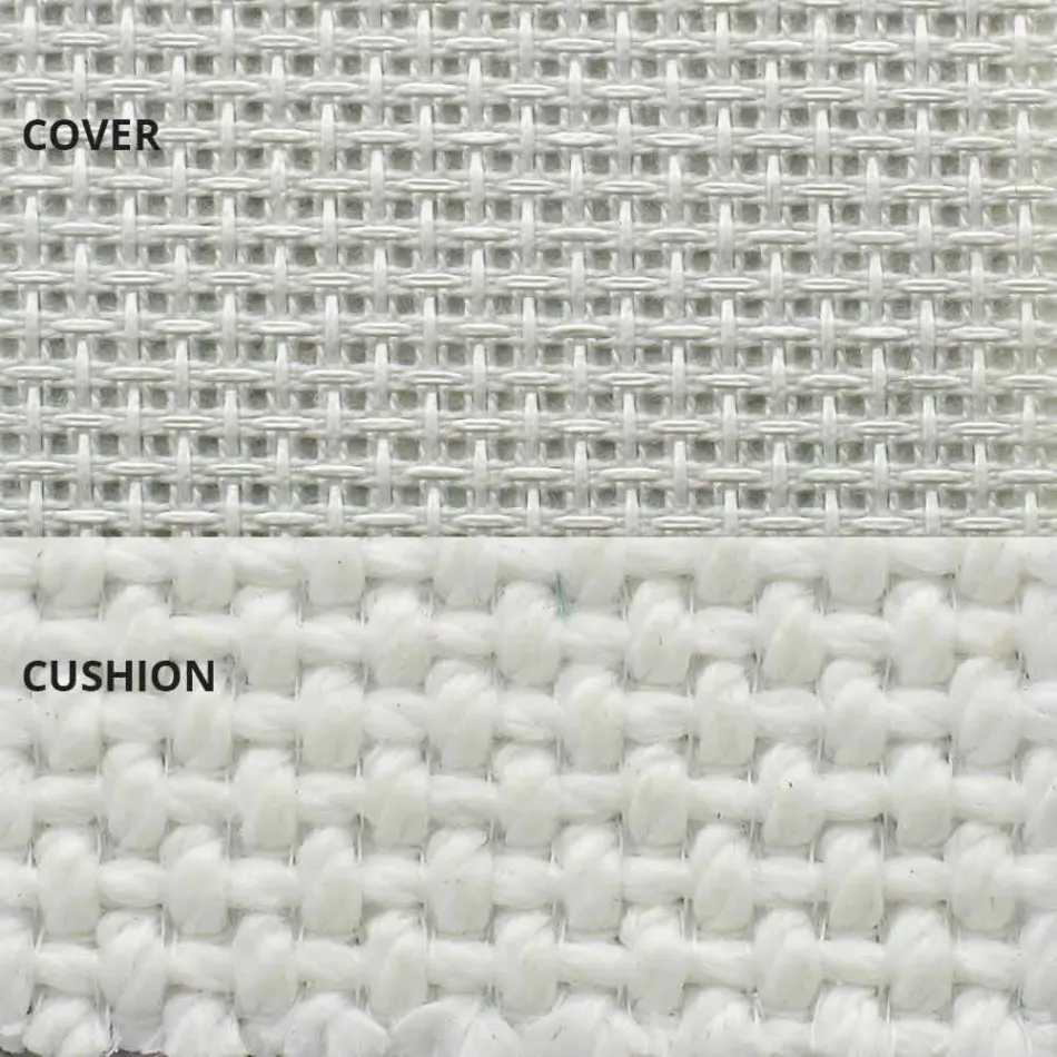 Buitenbank in aluminium en luxe designstof - Frame Vineyard by Vondom Viadurini