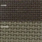 Buitenbank in aluminium en luxe designstof - Frame Vineyard by Vondom Viadurini