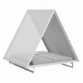 Buitenbank in aluminium en luxe designstof - Frame Vineyard by Vondom