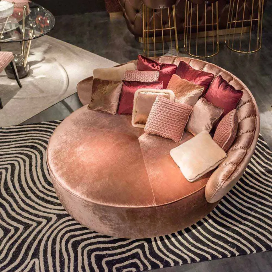 Daybed in stof 100% Made in Italy Belle 2 Viadurini