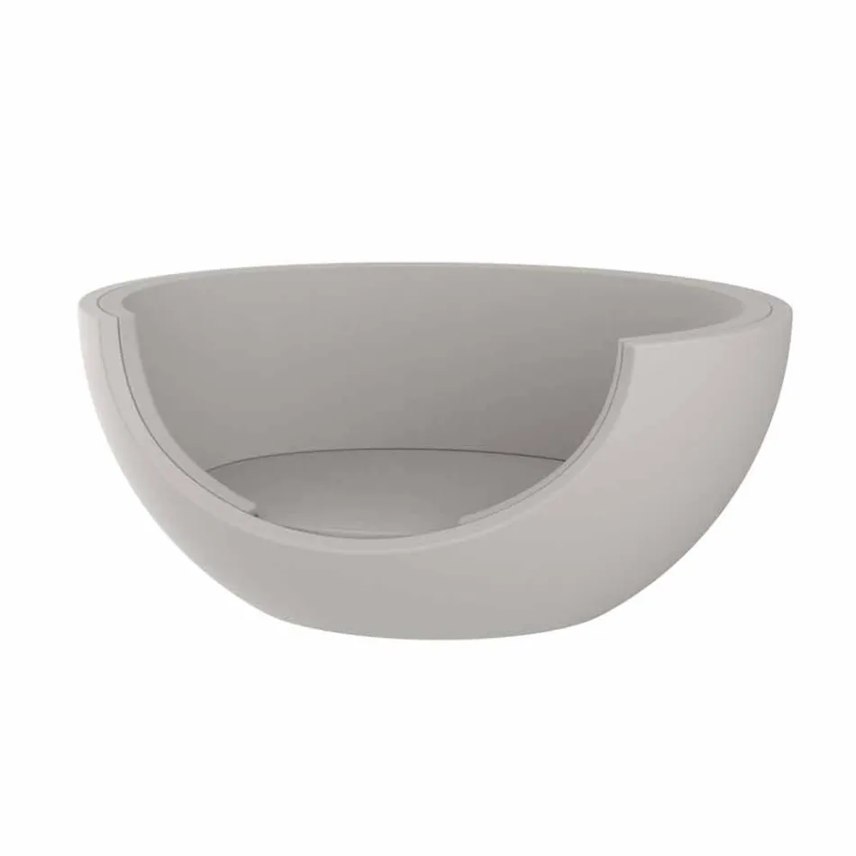 Daybed voor buiten luxe cirkelvormig ontwerp in polyethyleen - Ulm Moon van Vondom Viadurini