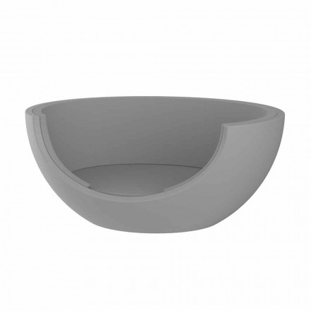 Daybed voor buiten luxe cirkelvormig ontwerp in polyethyleen - Ulm Moon van Vondom Viadurini