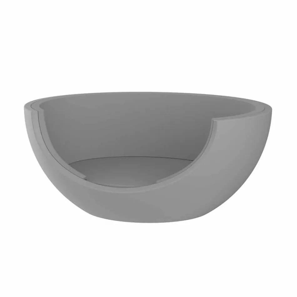 Daybed voor buiten luxe cirkelvormig ontwerp in polyethyleen - Ulm Moon van Vondom Viadurini