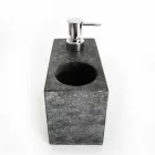 Dispenser voor vloeibare zeep met marmerglas Made in Italy - Clik Viadurini