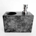 Dispenser voor vloeibare zeep met marmerglas Made in Italy - Clik