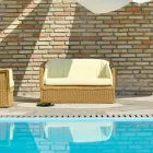 2 zits bank uit polyetheen tuin handgemaakte Jonny Viadurini