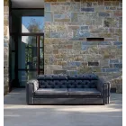 2-zits woonkamerbank met verstelbare hoofdsteun Made in Italy - Unleashed Viadurini