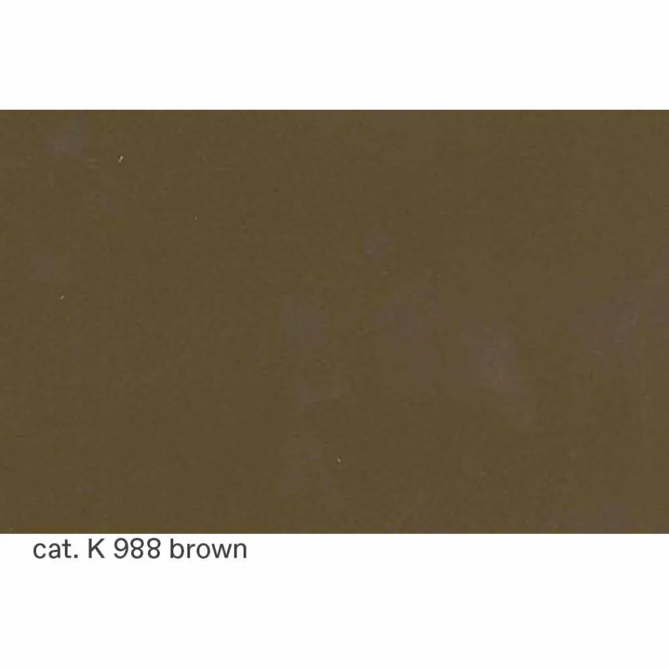 2-zitsbank bekleed met leer met gelakte poten Gemaakt in Italië - Pegolo Viadurini