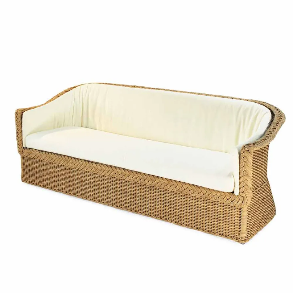 3 persoons outdoor polyetheen gevlochten in Oslo de hand Viadurini