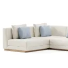 Modulaire tuinbank in stof Made in Italy - Rubik Viadurini