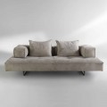 Sofa modern design Cardo, lederen bekleding
