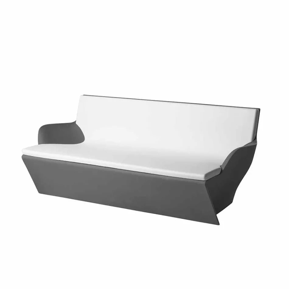 Schuif met armleuningen Slide Kami Yon gekleurd ontwerp gemaakt in Italië Viadurini