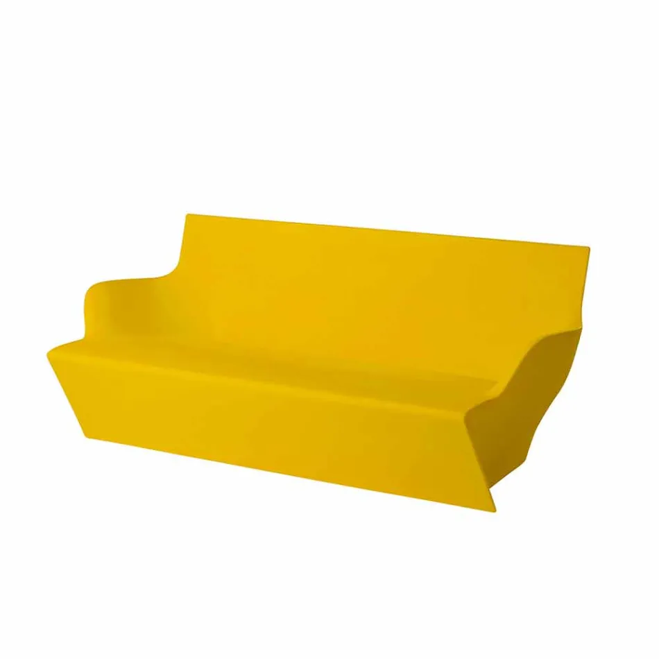 Schuif met armleuningen Slide Kami Yon gekleurd ontwerp gemaakt in Italië Viadurini