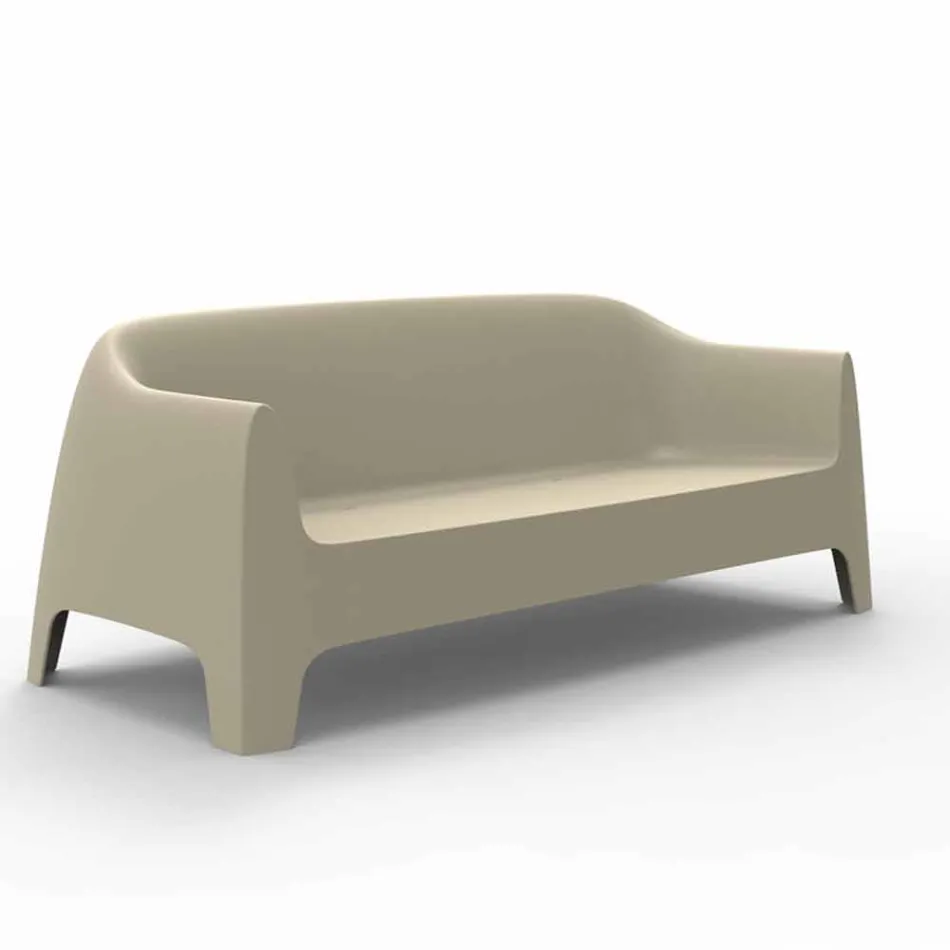 Modern design outdoor sofa Solid van Vondom in polypropyleen Viadurini