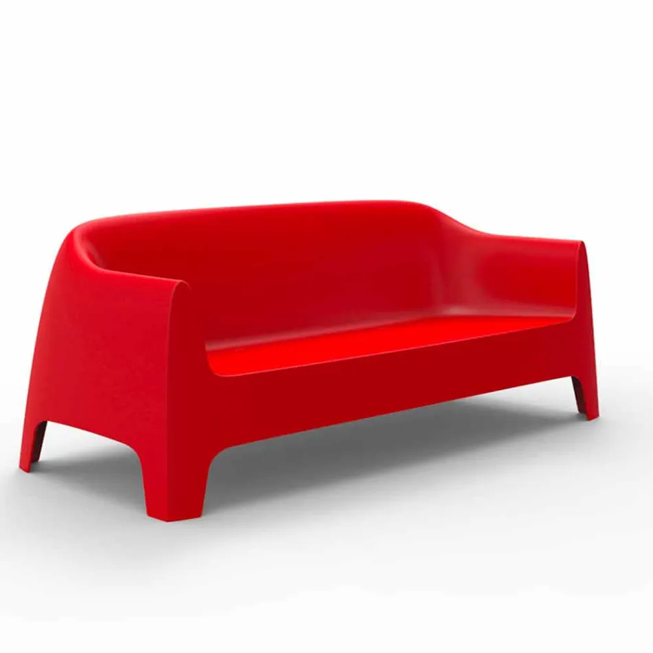 Modern design outdoor sofa Solid van Vondom in polypropyleen Viadurini