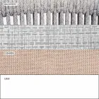 Stapelbare tweezitsbank voor buiten, gestoffeerde stof - Smart van Varaschin Viadurini