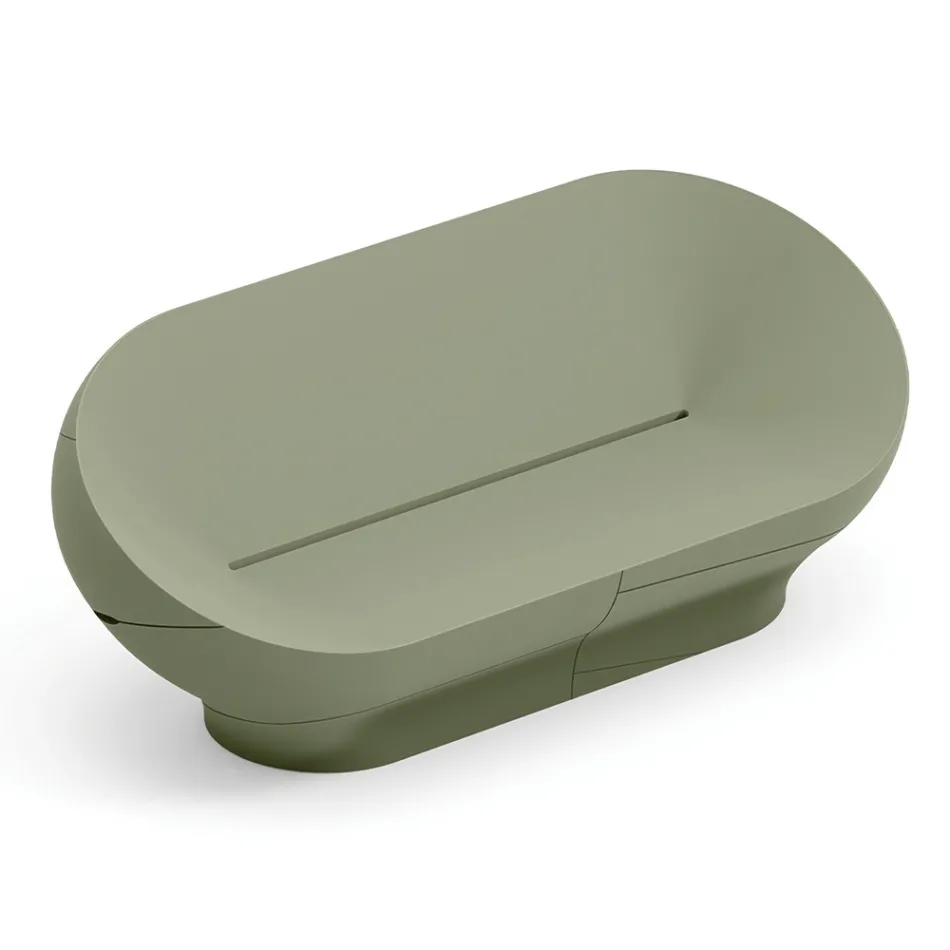 Polyethyleen buitenbank verkrijgbaar in diverse kleuren - inclusief handdoek Viadurini