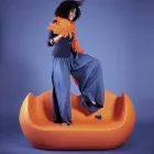 Slide Blossy Buitenbank Modern Design Gemaakt in Italië Viadurini