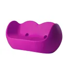 Slide Blossy Buitenbank Modern Design Gemaakt in Italië Viadurini