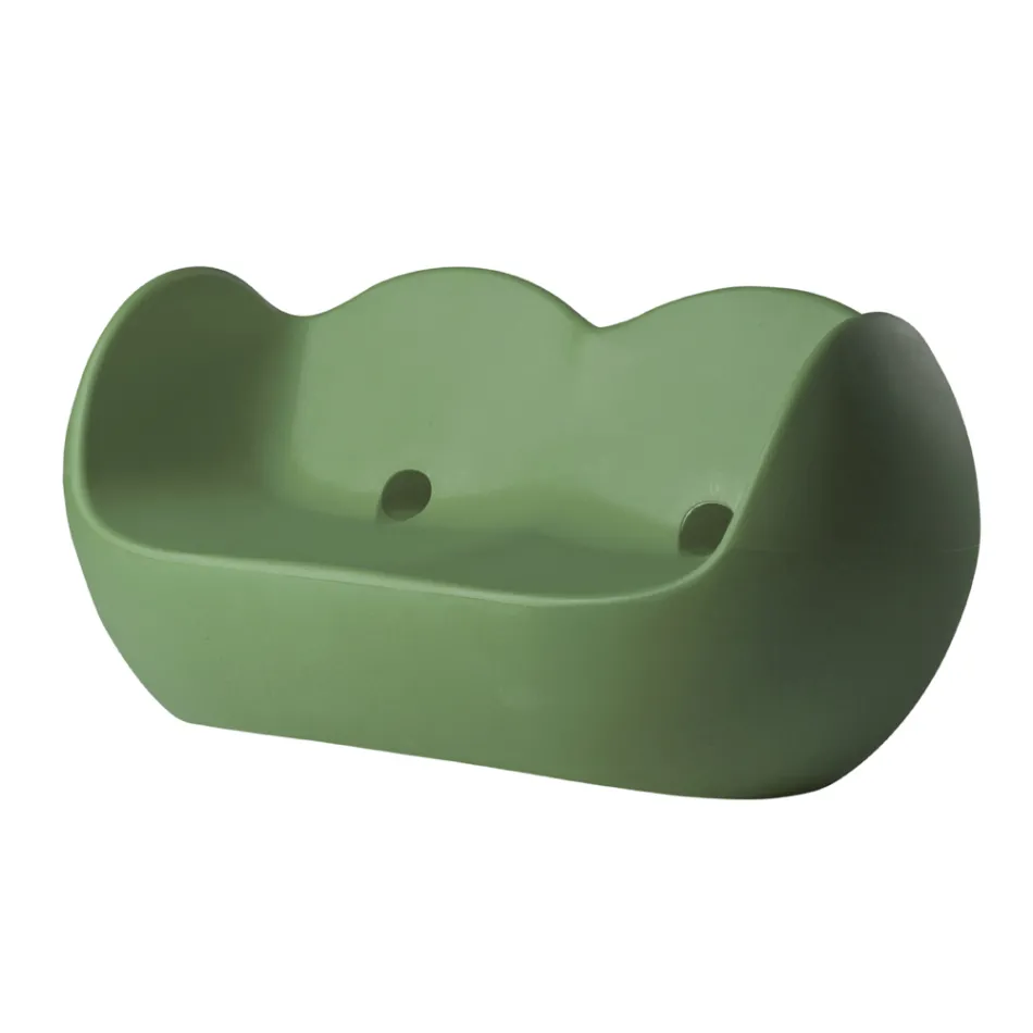 Slide Blossy Buitenbank Modern Design Gemaakt in Italië Viadurini