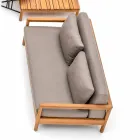 Moderne buitenzitbank Varaschin Bali met zachte kussens Viadurini