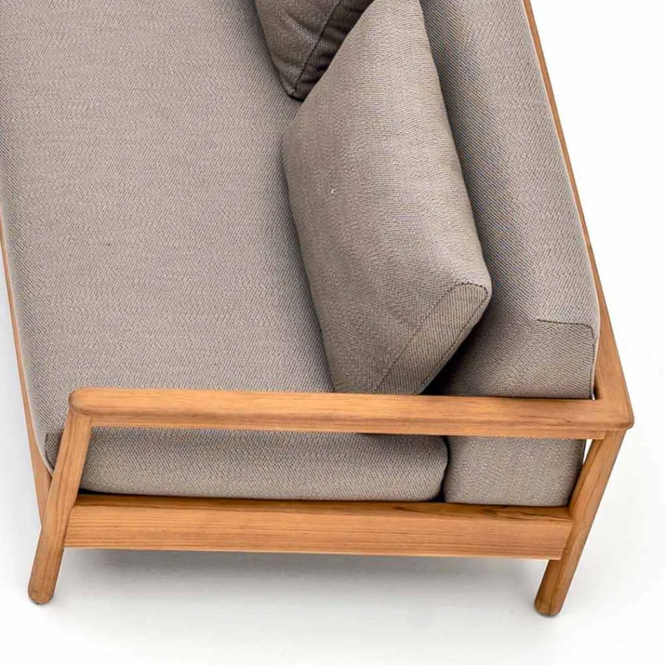 Moderne buitenzitbank Varaschin Bali met zachte kussens Viadurini