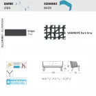 Moderne Varaschin Emma outdoor sofa in stof en metaal Viadurini