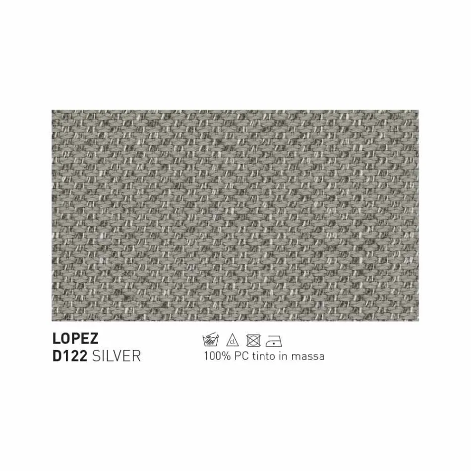 Moderne Varaschin Emma outdoor sofa in stof en metaal Viadurini