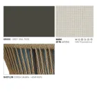 2-zits tuinbank in aluminium met weefsel - Cricket van Varaschin Viadurini