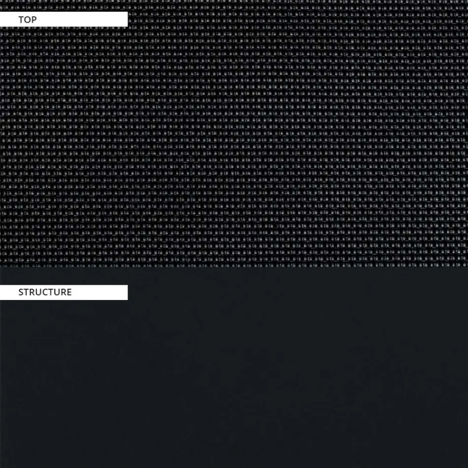 Tuinbank met aluminium onderstel en zitting van textiel Made in Italy - Maureen Viadurini