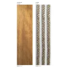 Modulaire tuinbank met lage houten structuur Made in Italy - Rubik Viadurini