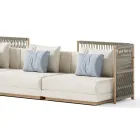 Modulaire tuinbank Made in Italy - Rubik Viadurini