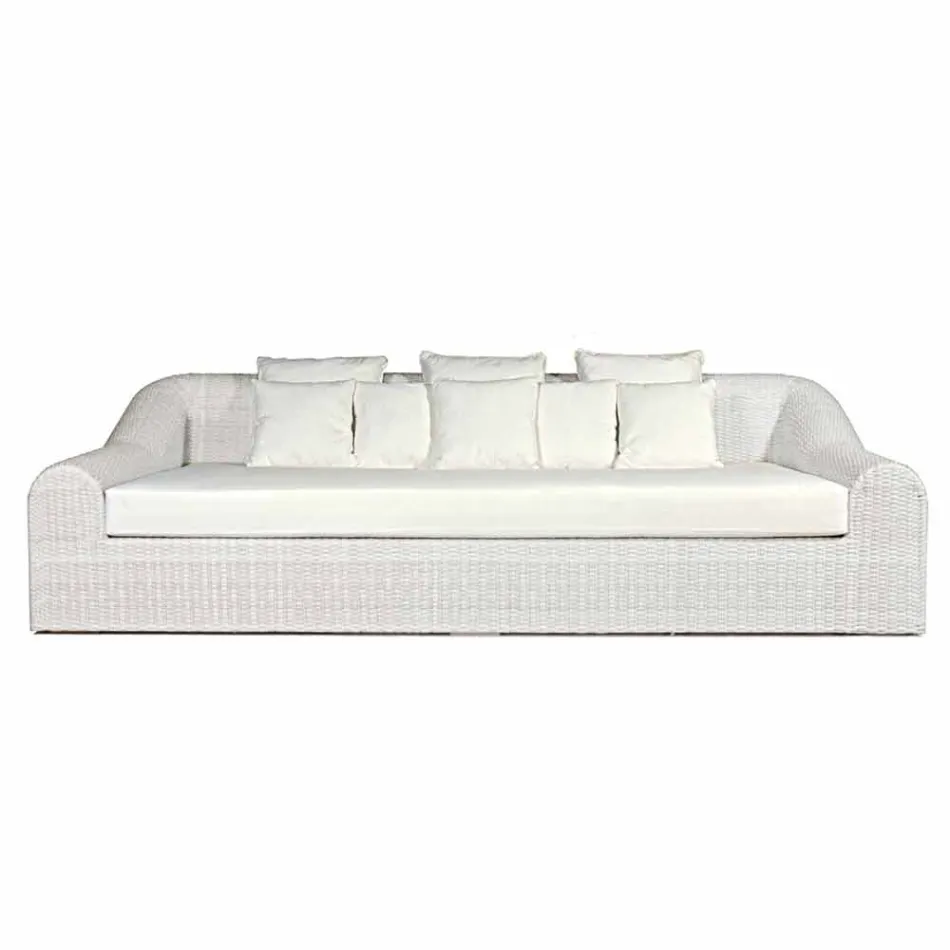 Garden sofa door het grote handgeweven Cooper Viadurini