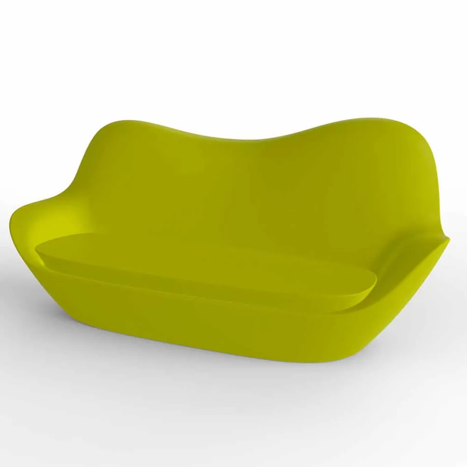 Moderne design polyethyleen tuinbank Sabinas door Vondom Viadurini
