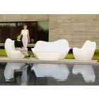 Moderne design polyethyleen tuinbank Sabinas door Vondom Viadurini