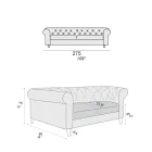 Binnenbank verkrijgbaar in verschillende maten Made in Italy - Vivace Viadurini