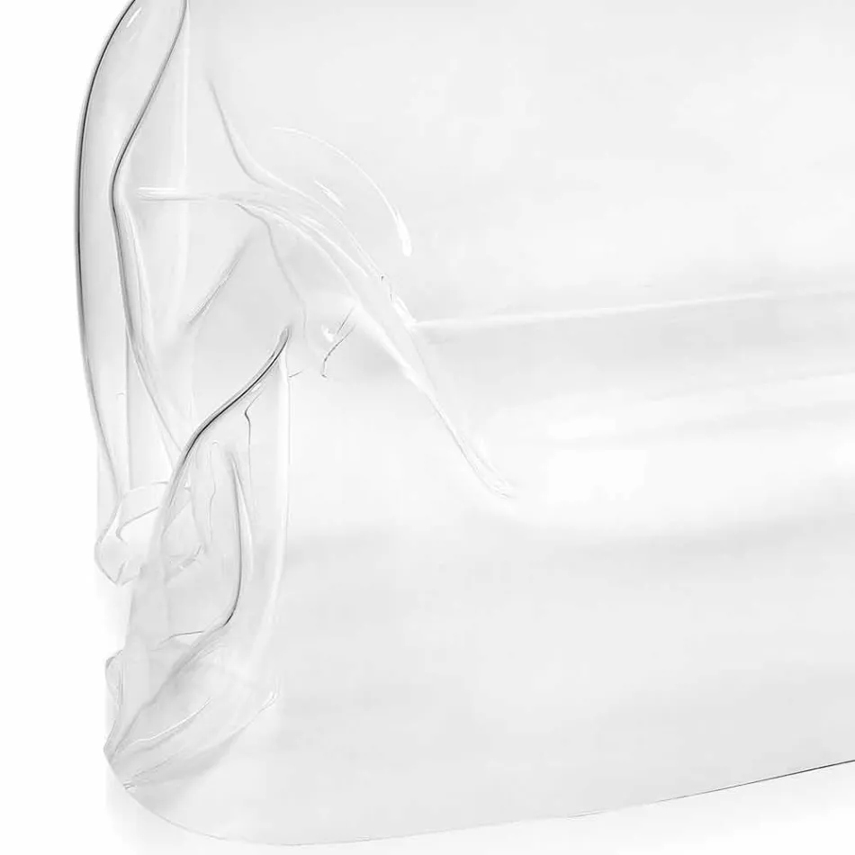 Moderne bank ontwerp plexiglas Jolly, made in Italy Viadurini