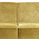 Designbank gestoffeerd in beukenhout. Grilli Kipling maakte Italië Viadurini