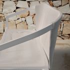 2-zits buitenbank met aluminium structuur Made in Italy - Zaika Viadurini