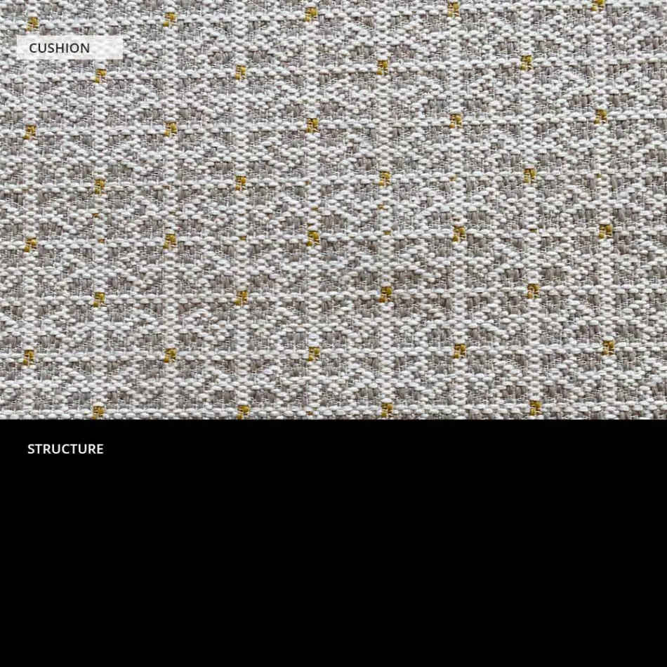 Metalen bank voor de moderne tuin Hoge kwaliteit Made in Italy - Karol Viadurini