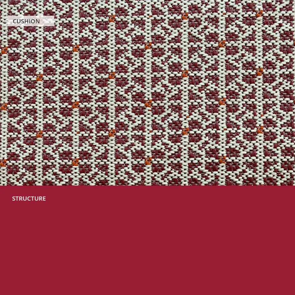 Metalen bank voor de moderne tuin Hoge kwaliteit Made in Italy - Karol Viadurini