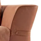 3-zits gestoffeerde stoffen zitbank Grilli Joe gemaakt in Italië Viadurini